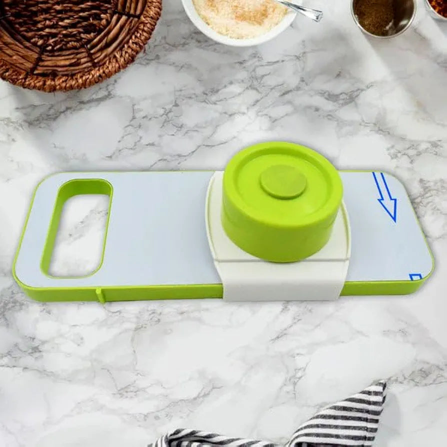 Slicer for Kitchen 5 in 1 Foldable Vegetable Slicer Blade Potato Cutter, Veggie Slicer, Onion Slicer, Julienne Grater with Protective Guards