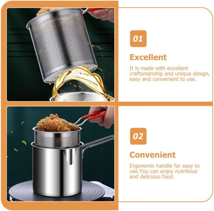 2 in 1 fryer and oil Filter