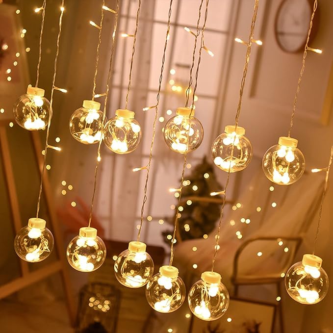 Wish Ball Led Curtain String Lights for Home Decor