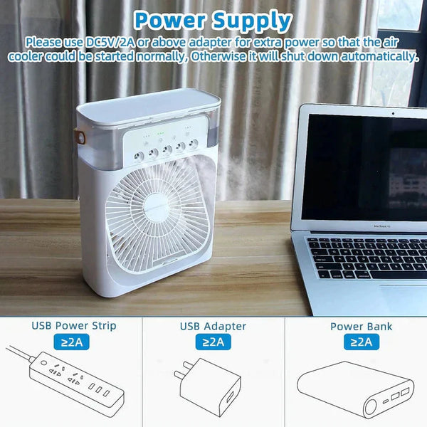 Mist Fan Mini Air Cooler