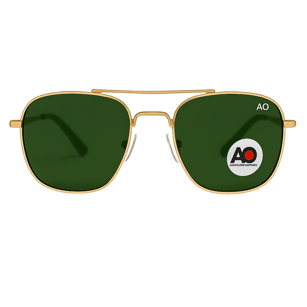 Gold Frame Aviator Sunglasses