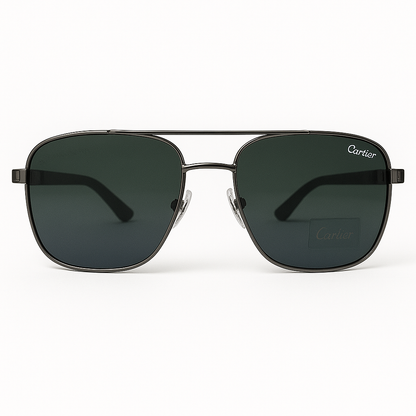 Blue & Brown Deep Avaitors Sunglasses