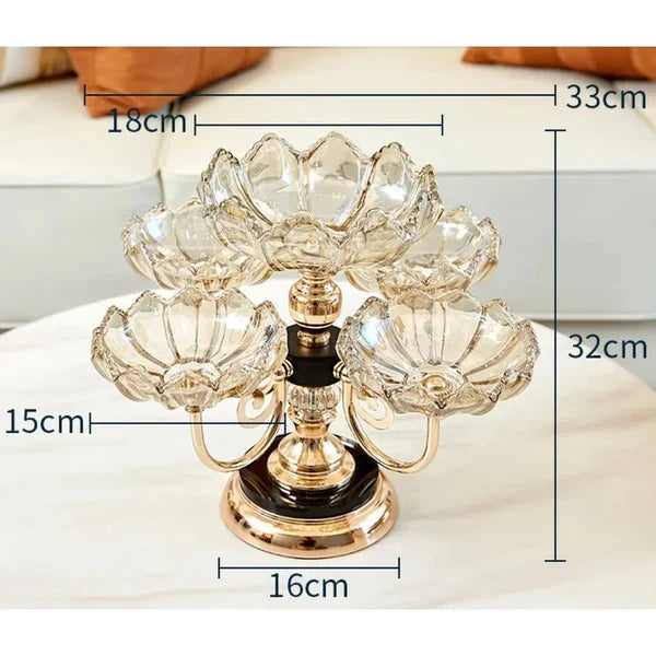 Rotating Dry Fruit Plate Rack
