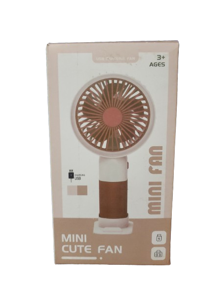 Portable Mini Cute Fan – USB Rechargeable Handheld & Table Desk Fan