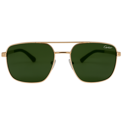 Stylish Gold Aviators Sunglasses