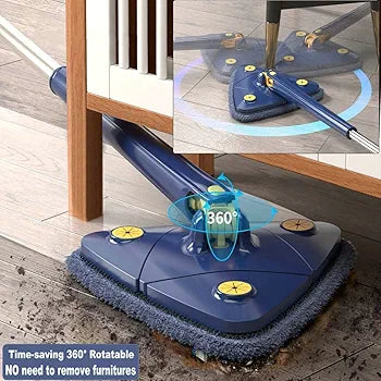 4 in 1 Triangle Mop 360 Adjustable For Cleaning Doors - Ratable - Adjustable - Mop - Brooms - Pocha - Pocha for house
