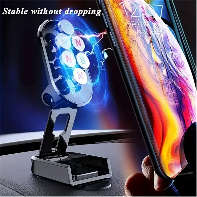 360-Degree Rotating Magnetic Stand for Phones
