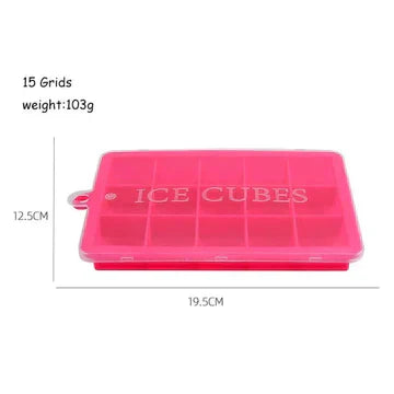 15 cubic Ice  tray with lid - Free Shipping