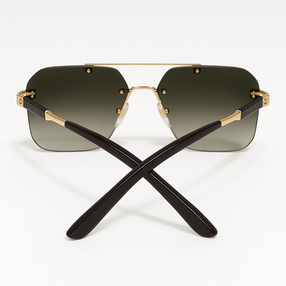 Gold & Black Arms sunglasses