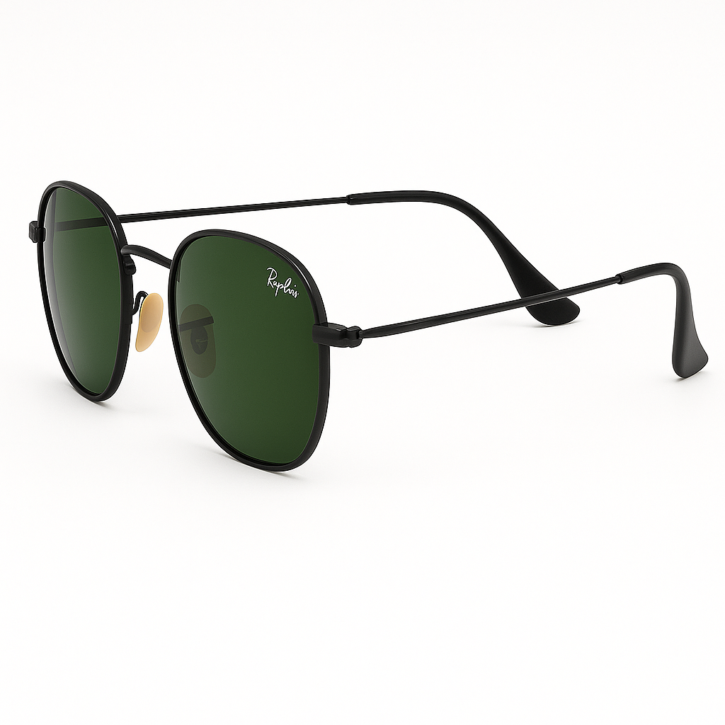 Luxury Green Gradient Aviator Sunglasses