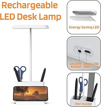 USB Rechargeable Table Lamp for Learning