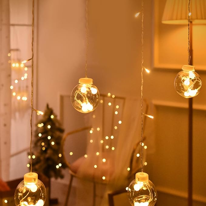 Wish Ball Led Curtain String Lights for Home Decor