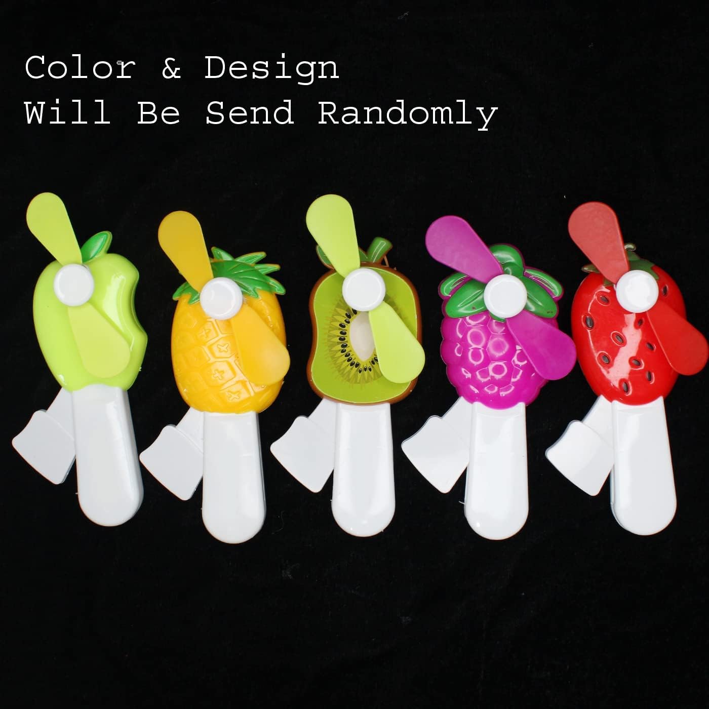 Fruit Shape Portable Fan Pack of 4