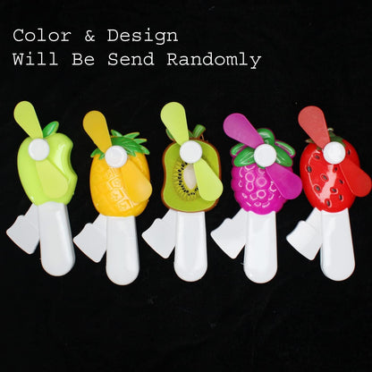 Fruit Shape Portable Fan Pack of 4