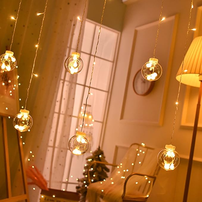 Wish Ball Led Curtain String Lights for Home Decor
