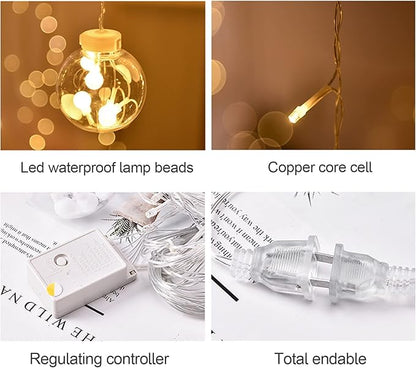 Wish Ball Led Curtain String Lights for Home Decor