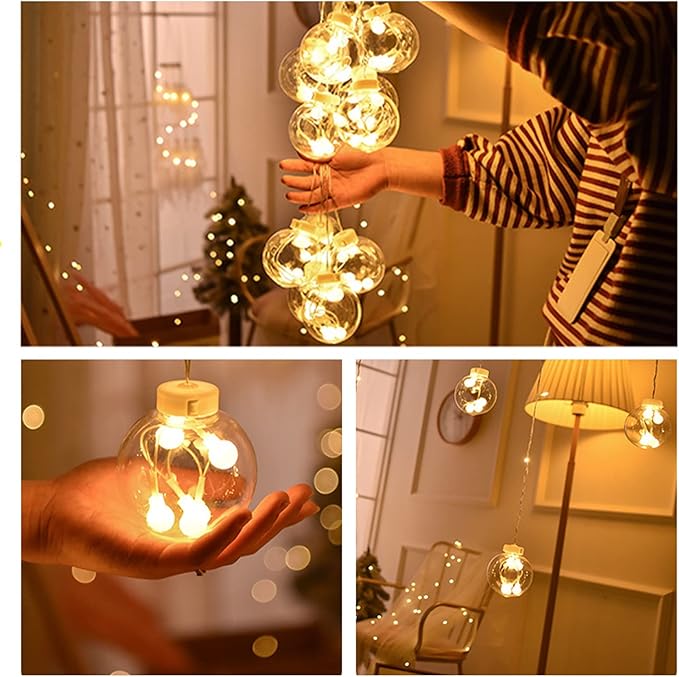 Wish Ball Led Curtain String Lights for Home Decor