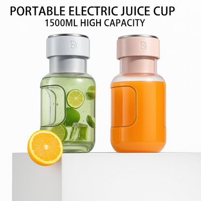 Portable electric rechargeable juicer