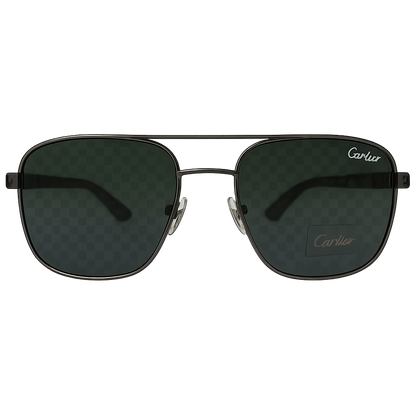 Blue & Brown Deep Avaitors Sunglasses