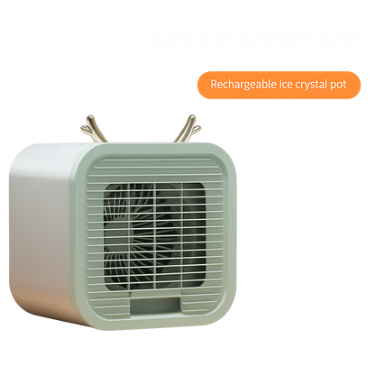 Portable Mini Air Cooler & Humidifier – Compact Cooling Fan for Home & Office