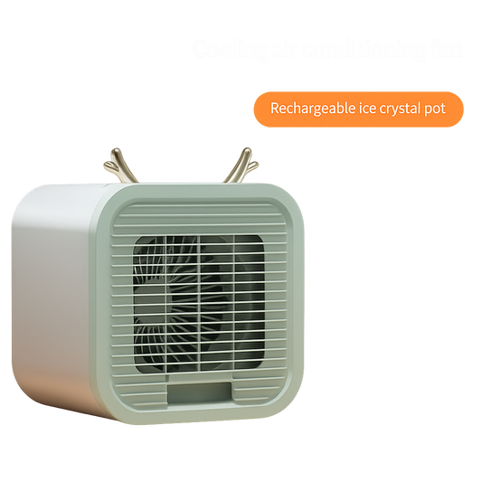 Portable Mini Air Cooler & Humidifier – Compact Cooling Fan for Home & Office