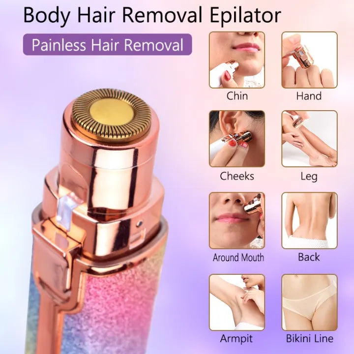 2 in 1 Battery Operated Eyebrow Trimmer