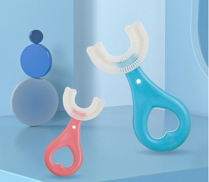 Pack of 2U Shaped Toothbrush for Children