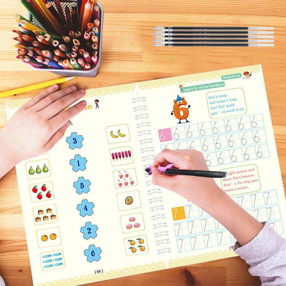 Magic Practice Book for Children -( Pack of 4 )