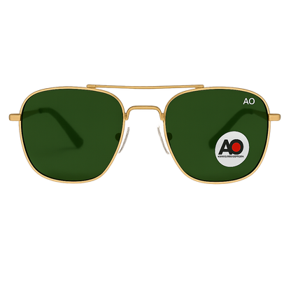 Gold Frame Aviator Sunglasses