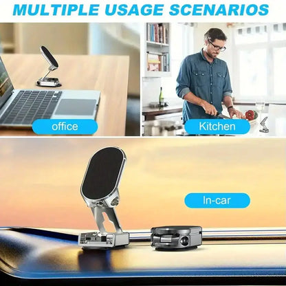 360-Degree Rotating Magnetic Stand for Phones