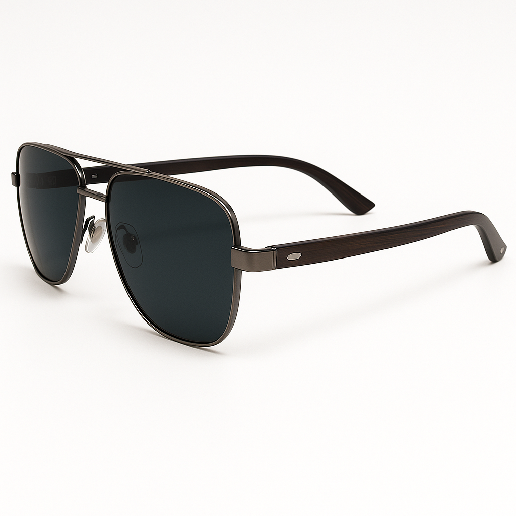 Black frame  Aviator Sunglasses