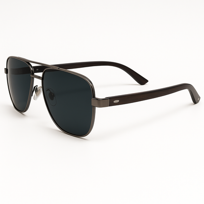 Black frame  Aviator Sunglasses