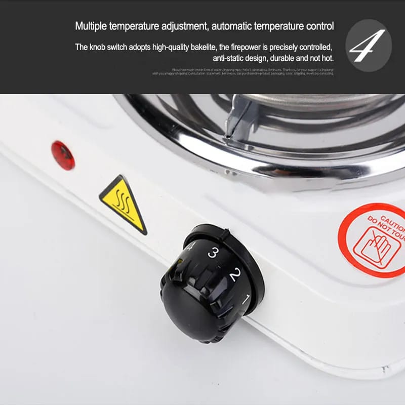 Portable Electric Stove Single Burner 1000W