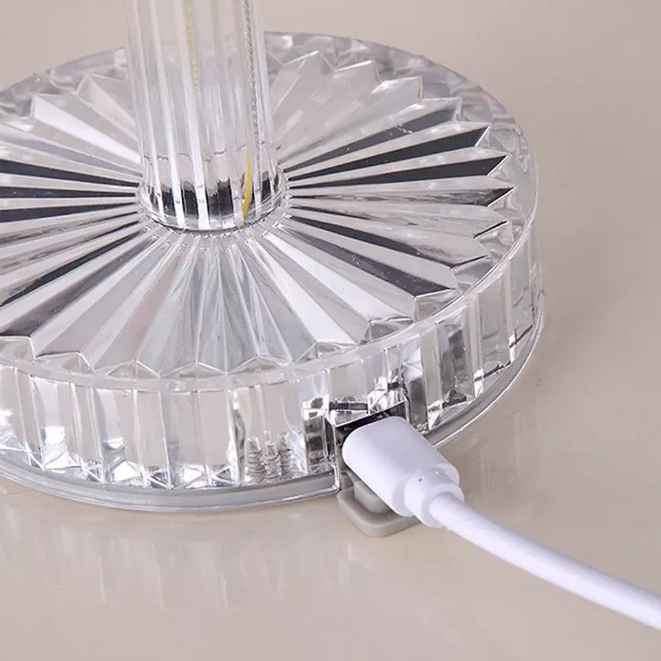 Luxury Crystal Glass Lamp