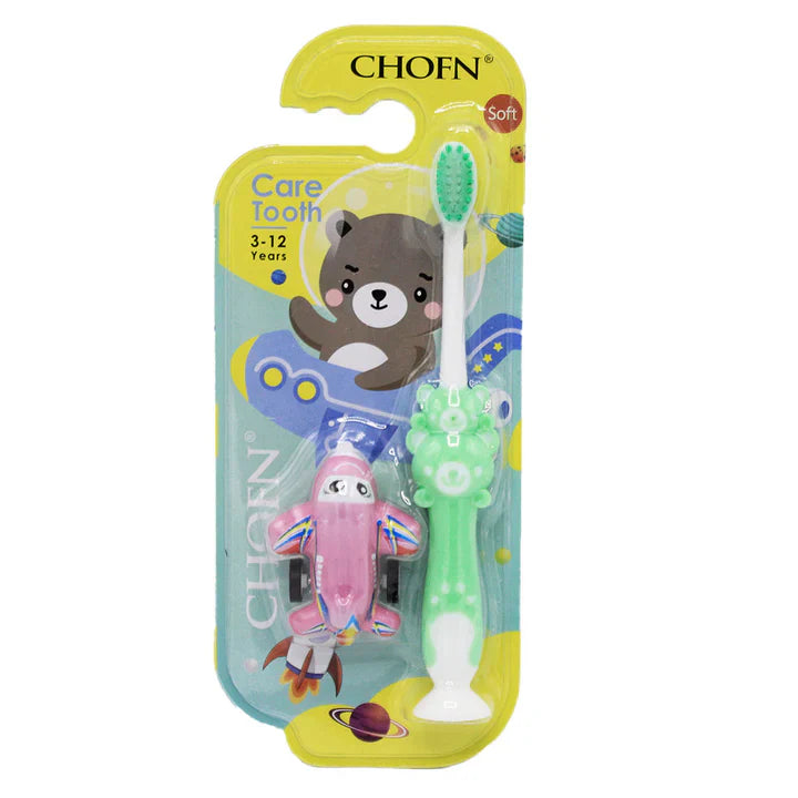 Baby Cartoon Toothbrush with Toy